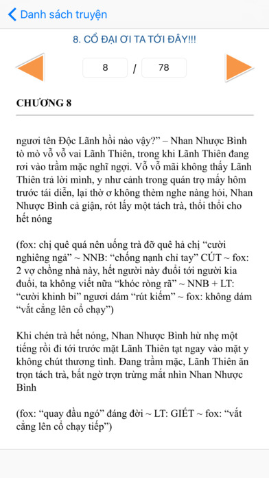 Truyện Ngôn Tình Xuyên Không - Xuyen Khong Offline screenshot 2