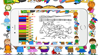 Dog Animal Coloring BookPages  For Kids screenshot 2