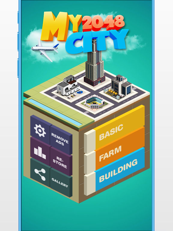 My 2048 City - Build Town на iPad
