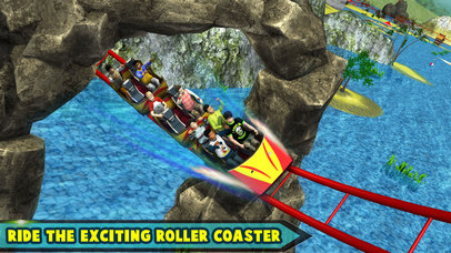 Theme Park Roller Coaster Ride screenshot 3