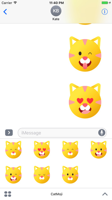 CatMoji - Cute Kitty Stickers screenshot 3