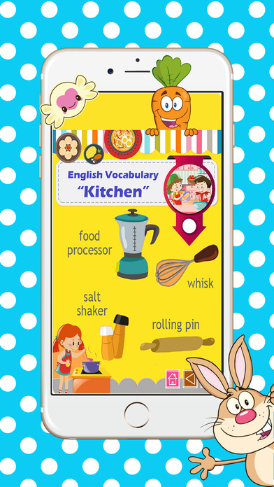 Kitchen Set Vocabulary List For Kids With Pictures screenshot 2