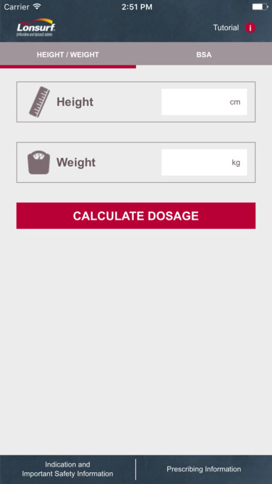 LONSURF Dosage Calculator screenshot 3