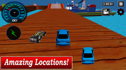 Extreme Fast Car Racing : Amaz-ing Mini-Craft 3D screenshot 2