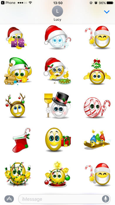 Santa Animated Emoji Stickers Pack for Texting screenshot 3