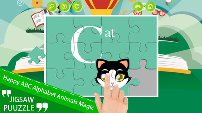 ABC Alphabet Animals Magic Jigsaw Puzzle Games screenshot 4