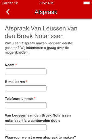 Van Leussen Van den Broek Notarissen screenshot 3