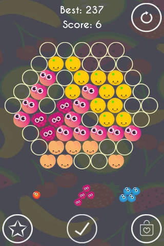 Hex Match - Hexagonal Fruits Free Matching Game. screenshot 4