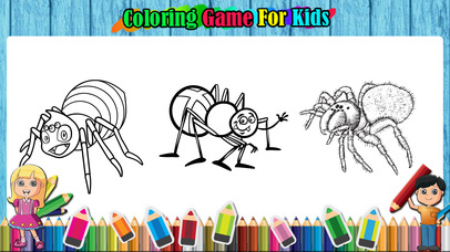 Free Painting - Amazing Spider Coloring Book screenshot 2