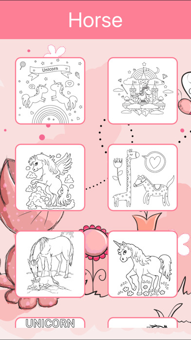 Coloring Book of Horses for Kids: Learn to color screenshot 3