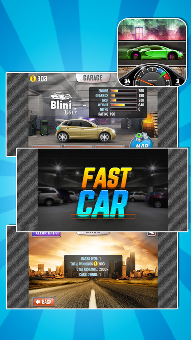 Car games: Fast Cars screenshot 2