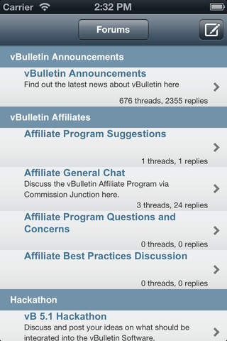 MP Forums screenshot 2
