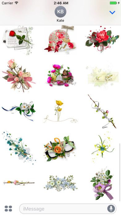 Flowers Stickers screenshot 4