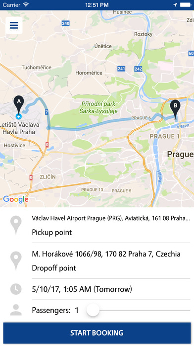 Prague Airport Transfers screenshot 3