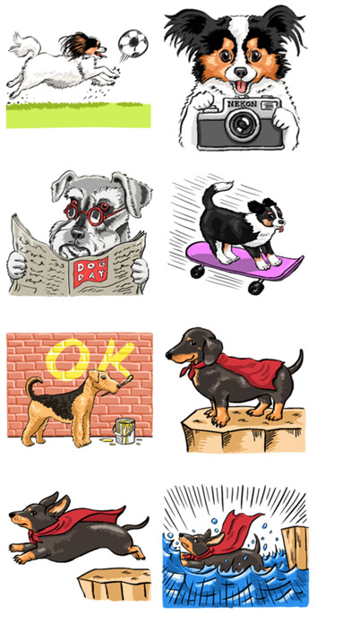 Different Dogs Stickers screenshot 2