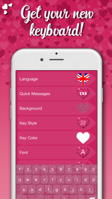 Love Keyboard Special Edition with Best Themes screenshot 3