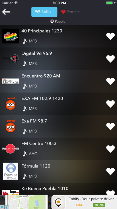 Radio Mexico FM, Live Stations screenshot 2