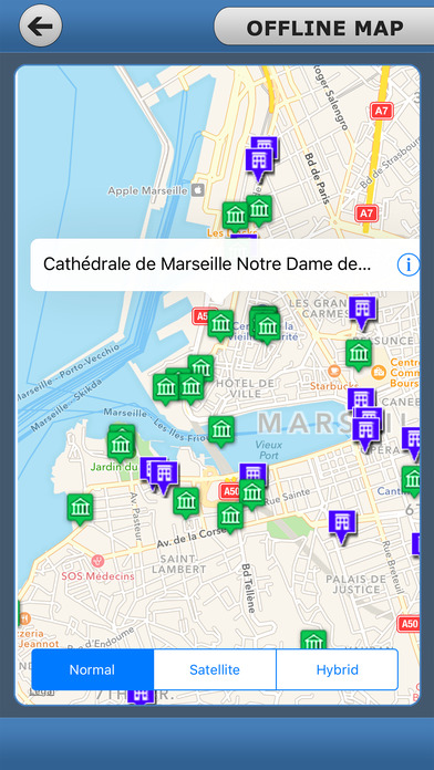 Marseille Offline City Travel Guide screenshot 3