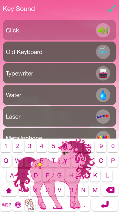 Unicorn Keyboard Themes – Cute Keyboards Skins screenshot 2