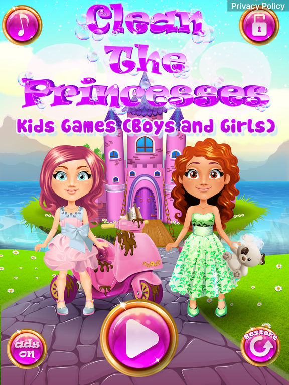 App Shopper: Clean The Princesses - Kids Games (boys And Girls) (games)