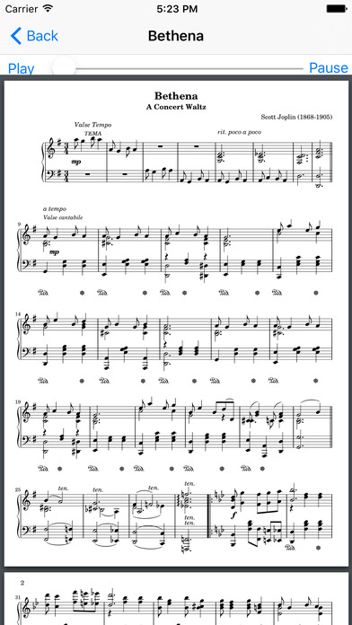 Ragtime Songbook for Scott Joplin FREE screenshot 2