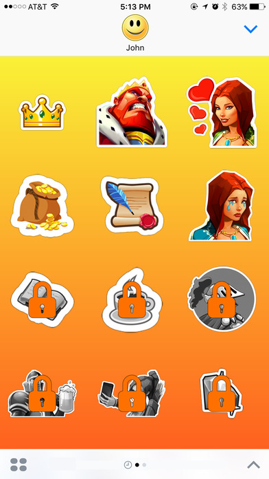 Battle of the Knights Stickers screenshot 3