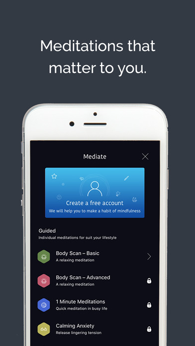 Happily - Meditation and Guided Mindfulness screenshot 2