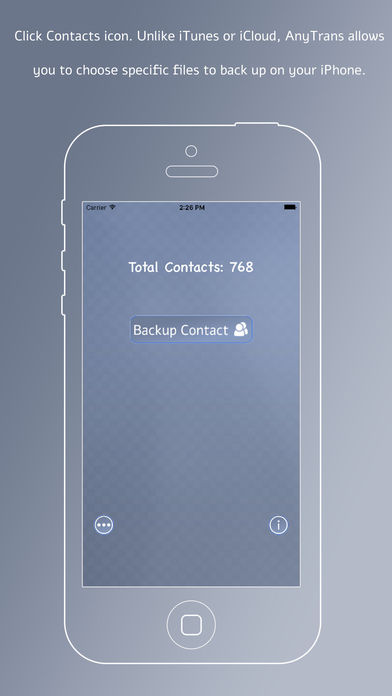 Contact Backup : Secure your contact List screenshot 2