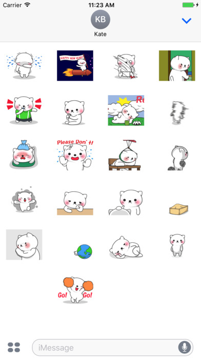 Poli Cat Animated Stickers screenshot 3