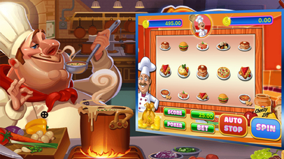 Food Pattern Slot Poker - Big Wheel & Bonus screenshot 2