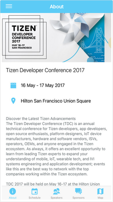 Tizen Developer Conference screenshot 3