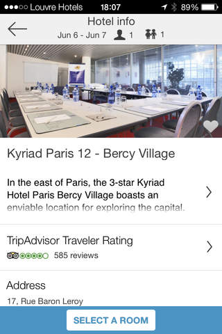 Kyriad - réservation d'hôtel screenshot 2