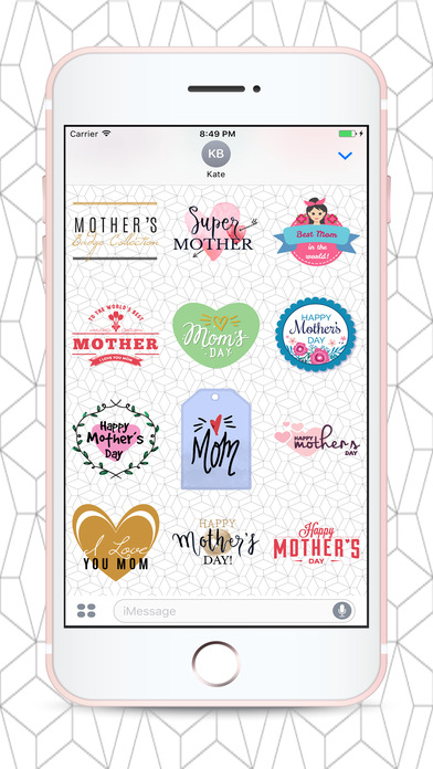 Mothers Day Stickers for Messaging screenshot 3