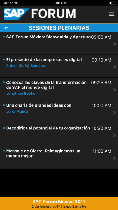 SAP FORUM MEXICO 2017 screenshot 3