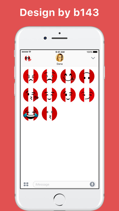 Canadian Emoji stickers by b143 for iMessage screenshot 2