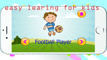 Sport Player Vocabulary Game for kids screenshot 4