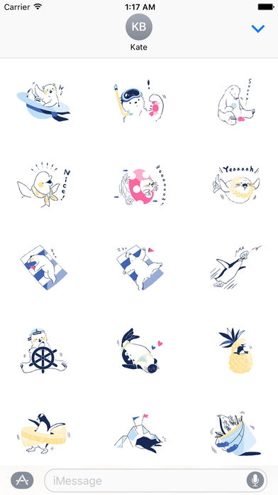 Animals Of The Antarctic Stickers screenshot 2