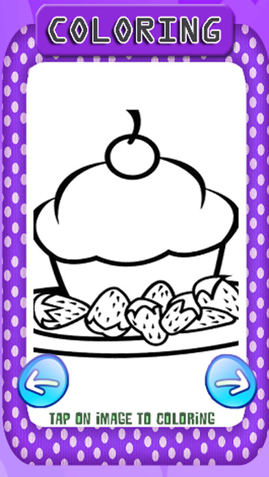 Free Draw Bunny And Cake Coloring Book Games screenshot 2