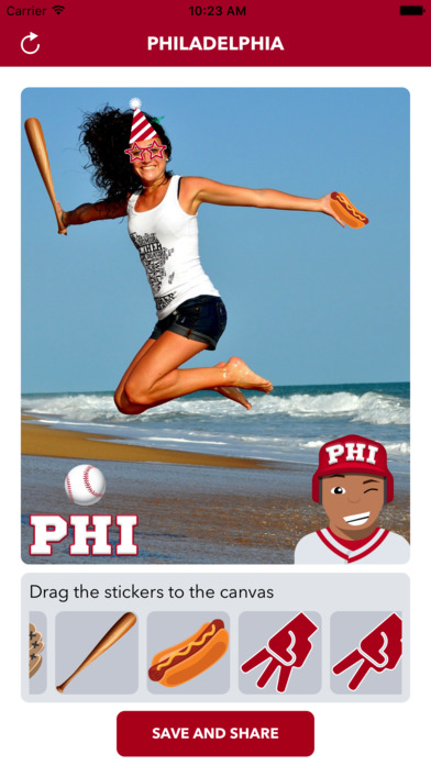Philadelphia Baseball Stickers & Emojis screenshot 3