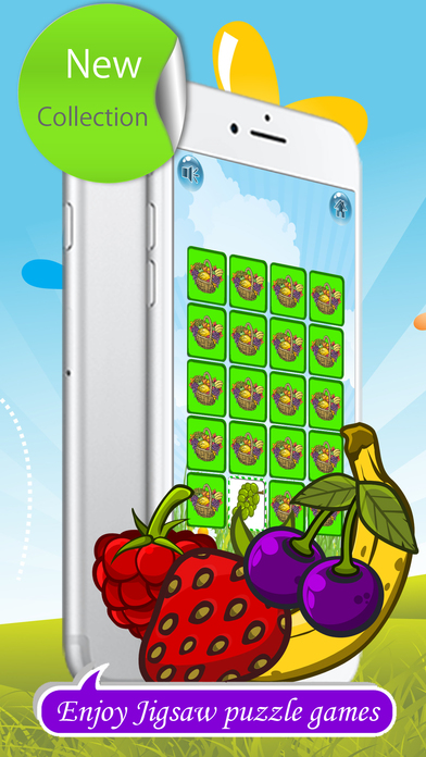 Garden fruit Matching Memories Games for kids screenshot 3