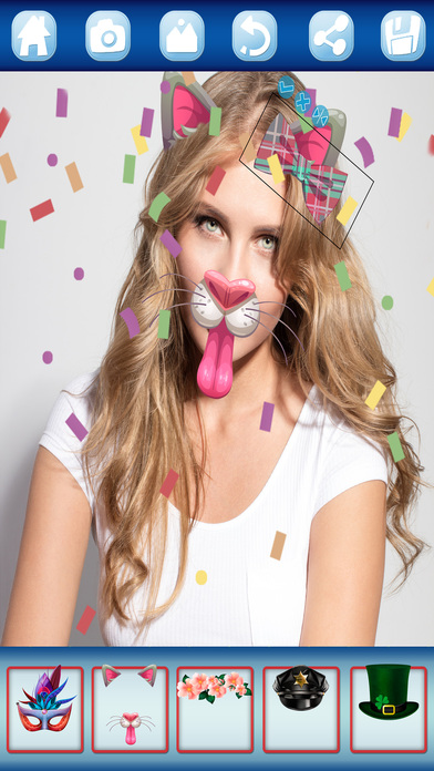 Sticker carnival face filters - Pro screenshot 2