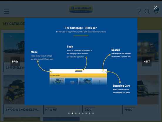 New Holland Harvesting parts on the App Store