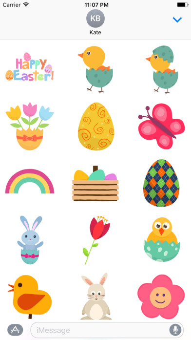 A Very Happy Easter - Cute Easter Stickers screenshot 2