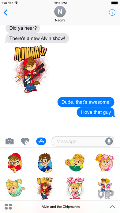 Alvin and the Chipmunks Stickers screenshot 2