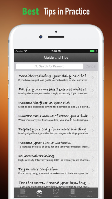 Changing Your Body to Get Curves- Exercises Tips screenshot 4