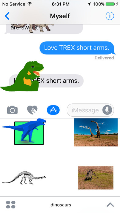Dinosaurs Big Cute Ancient and Old Stickers screenshot 3