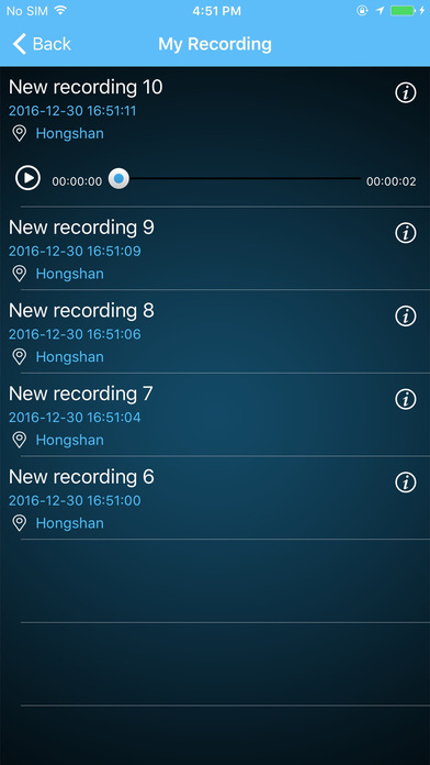 Voice Recorder Pro - Ditacphone&Audio Recording screenshot 2