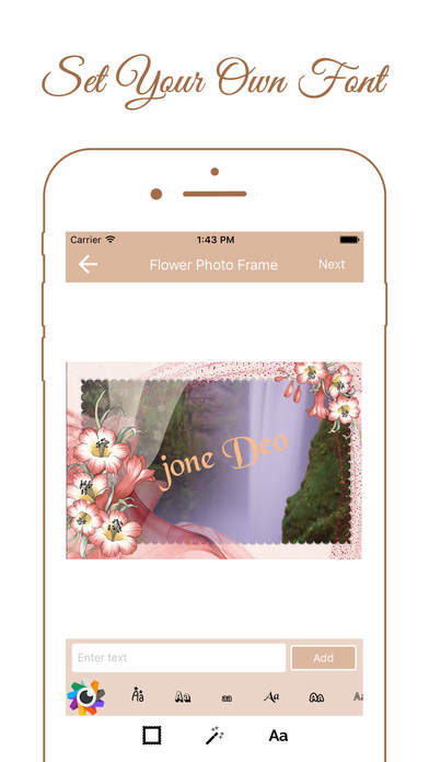 Flower Photo Frames Editor: Add Pics in Flowers screenshot 3