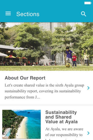 Ayala Integrated Report screenshot 2