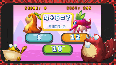 Dinosaur fast math games for 1st grade homeschool screenshot 2